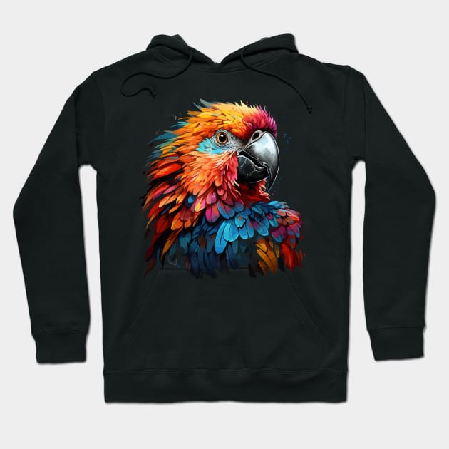 Parrot Rainbow Hoodie by JH Mart